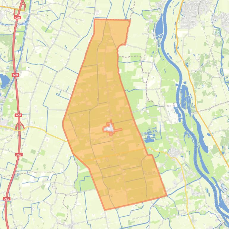 Kaart van de buurt Nijbroek Buitengebied.