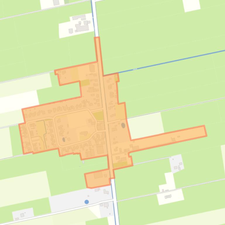 Kaart van de buurt Nijbroek Dorpskern.