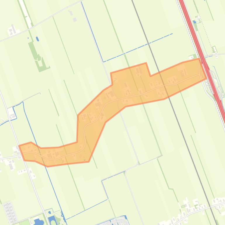 Kaart van de buurt Nijeveense Bovenboer.