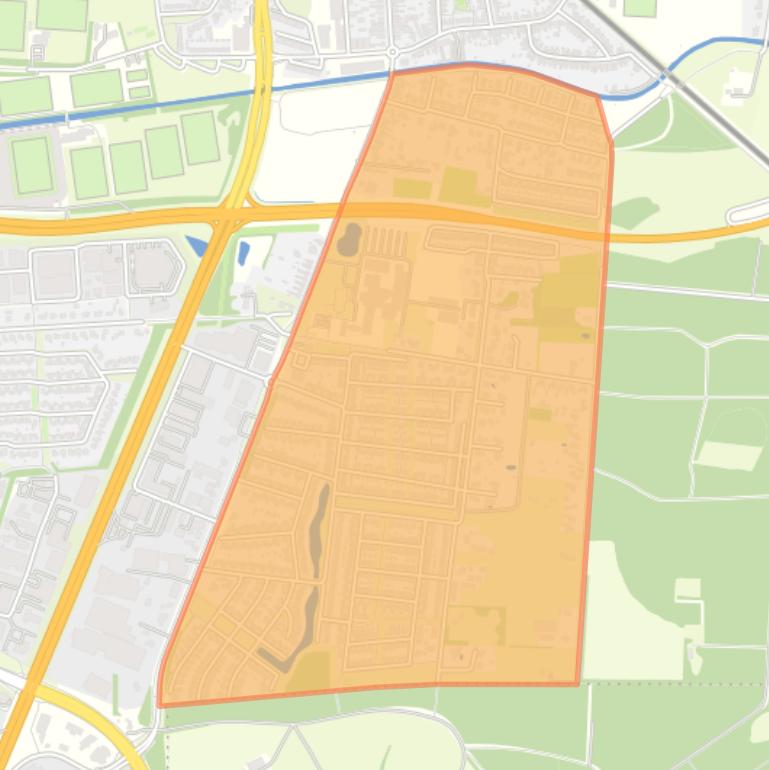 Kaart van de buurt Nijrees.