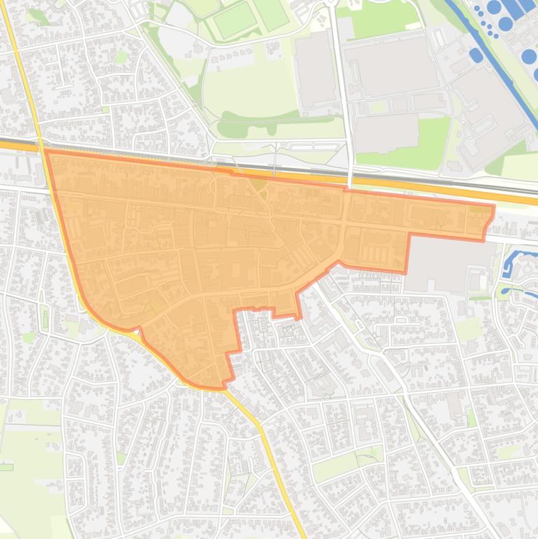 Kaart van de buurt Nijverdal-Centrum.