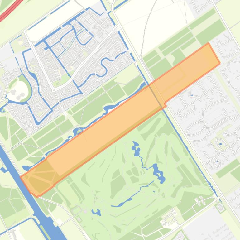 Kaart van de buurt Nobelhorst Zuid.