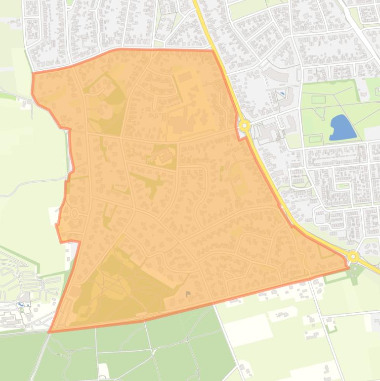 Kaart van de buurt Noetsele II en III.