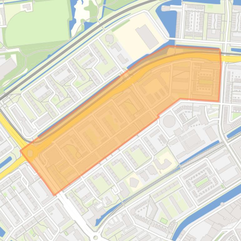 Kaart van de Nolensbuurt.