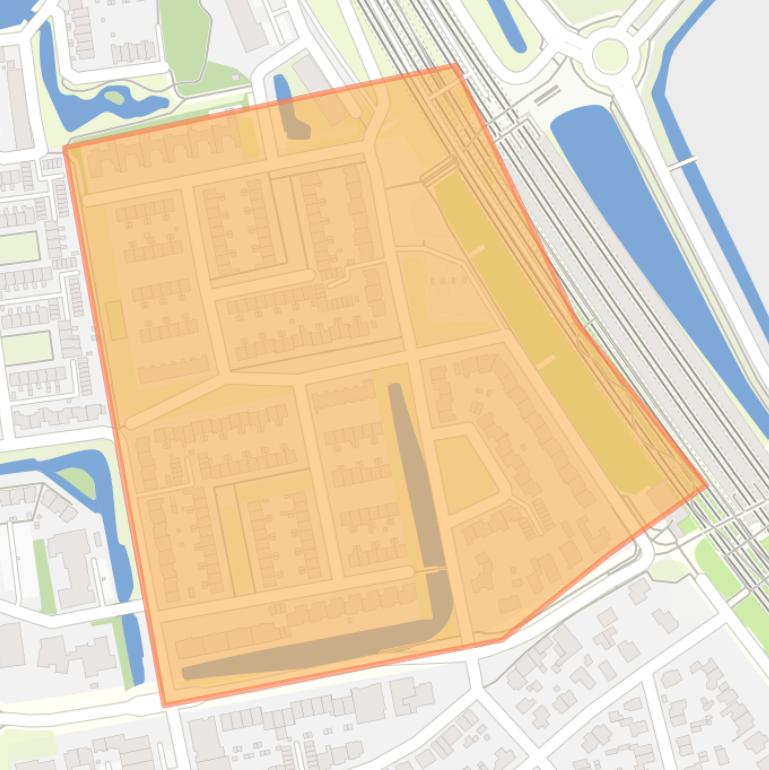 Kaart van de buurt Noord 4.