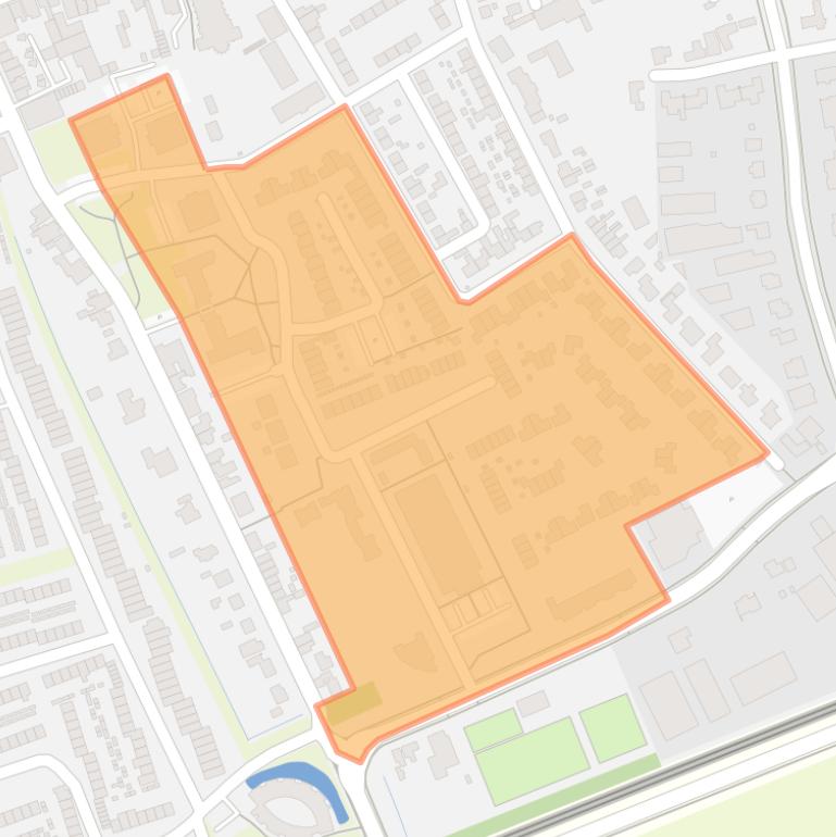 Kaart van de buurt Noord 4.