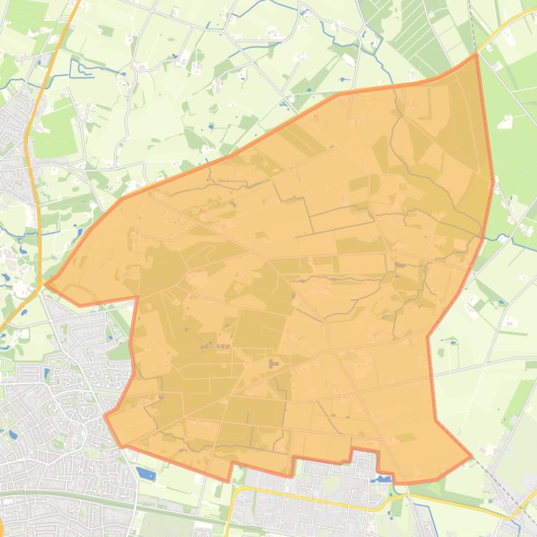 Kaart van de buurt Noord Esmarke.