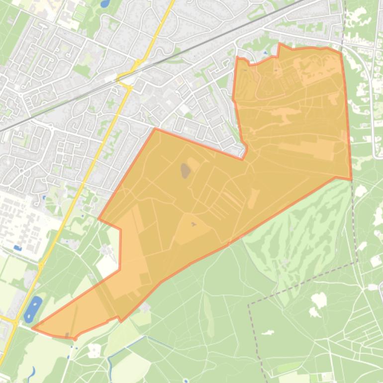 Kaart van de buurt Noord Houdringe.