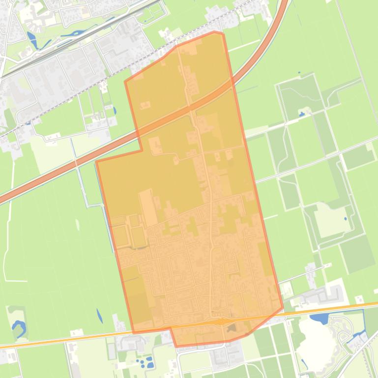 Kaart van de buurt Noordburgum.