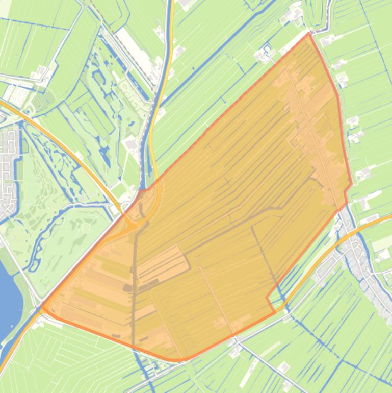 Kaart van de buurt Noordeinde.