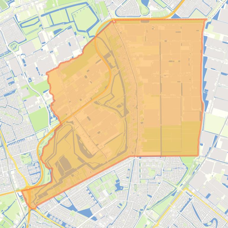 Kaart van de buurt Noordeinde.