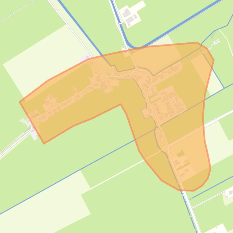 Kaart van de buurt Noordeinde.