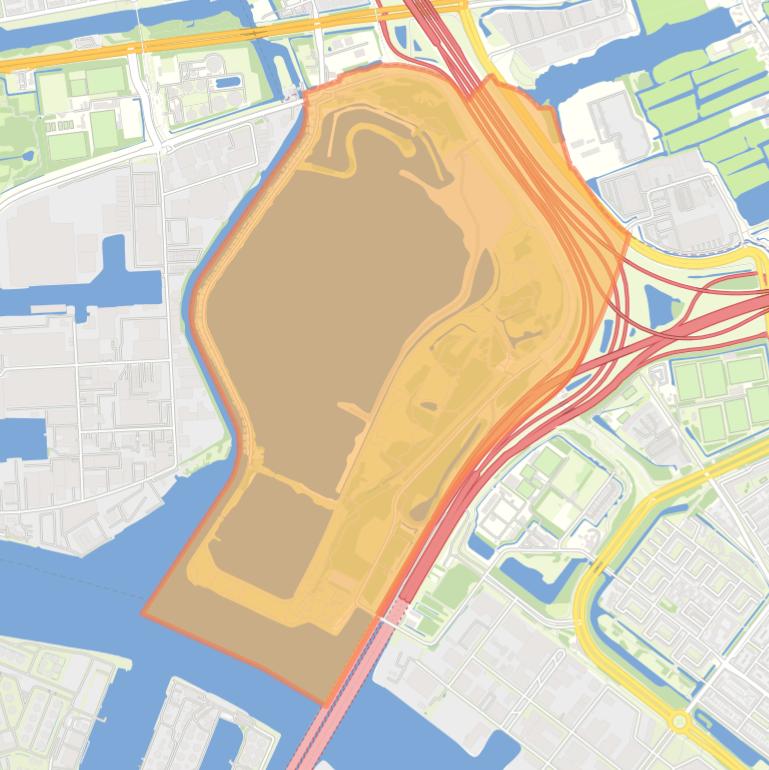 Kaart van de buurt Noorder IJplas.