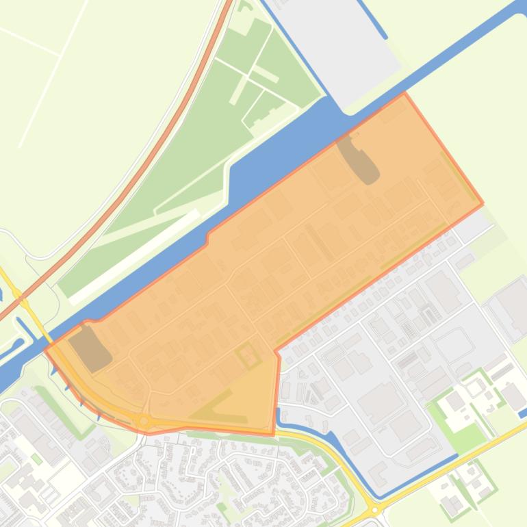 Kaart van de buurt Noorderbaan.