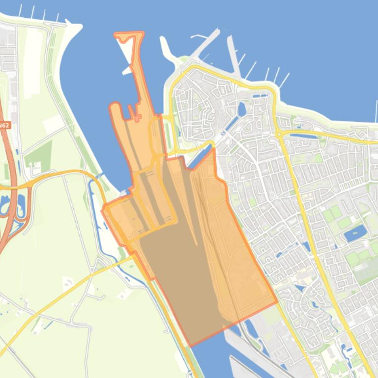 Kaart van de buurt Noorderdokken.