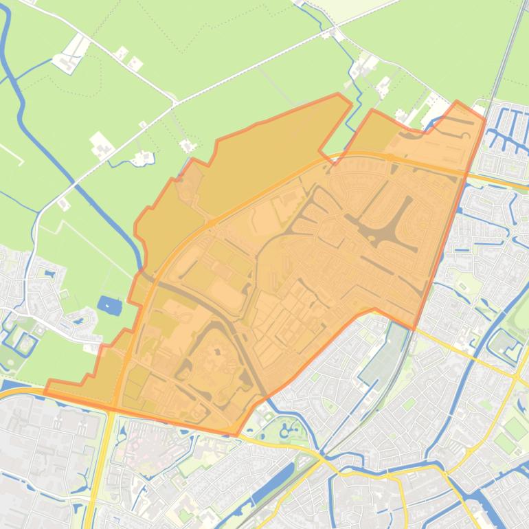 Kaart van de buurt Noorderhoek II.