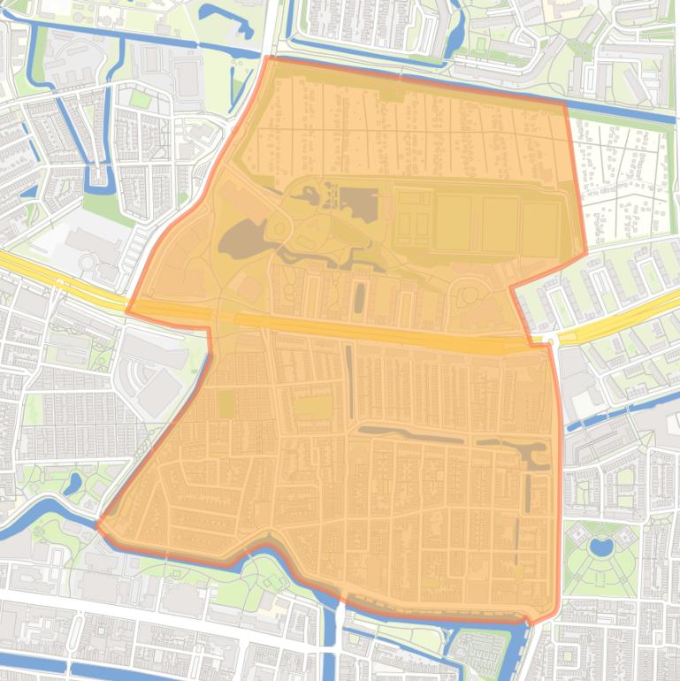 Kaart van de buurt Noorderkwartier.