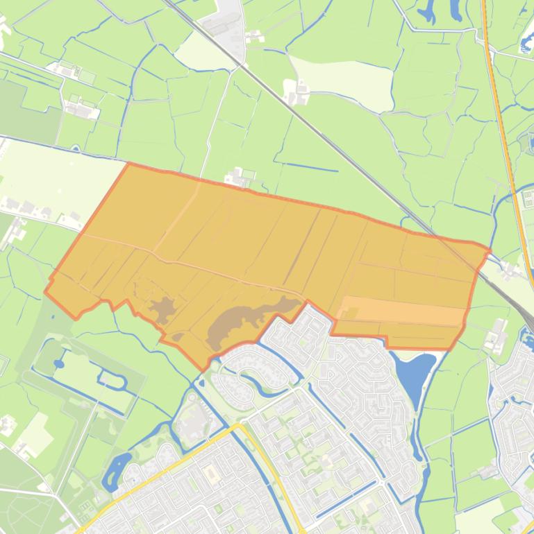 Kaart van de buurt Noorderveld.