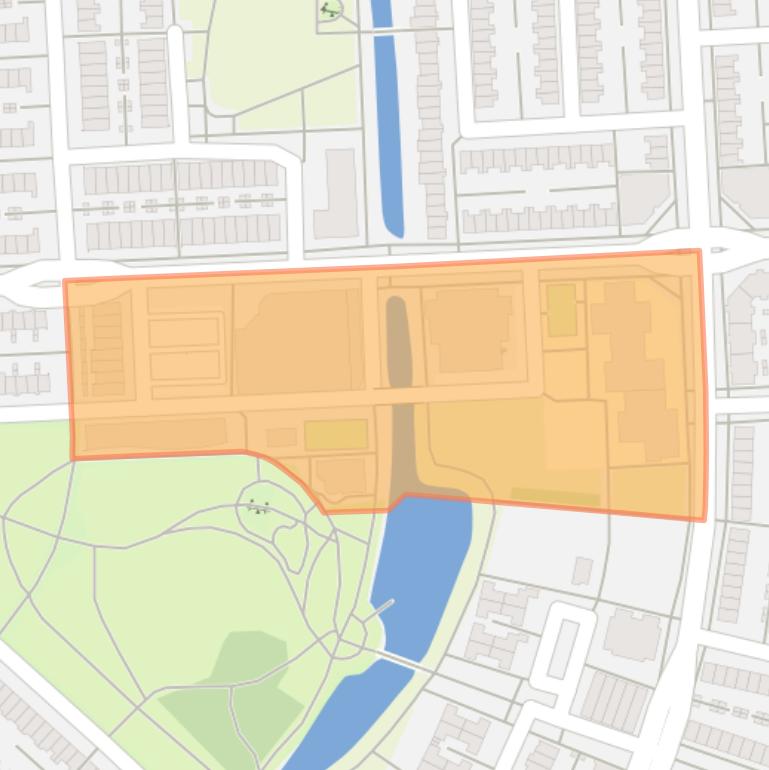 Kaart van de buurt Noordhove-Centrum.