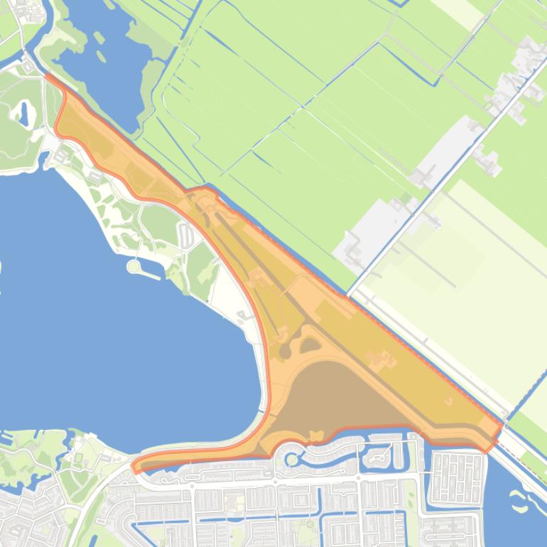 Kaart van de buurt Noordhovenseplas.
