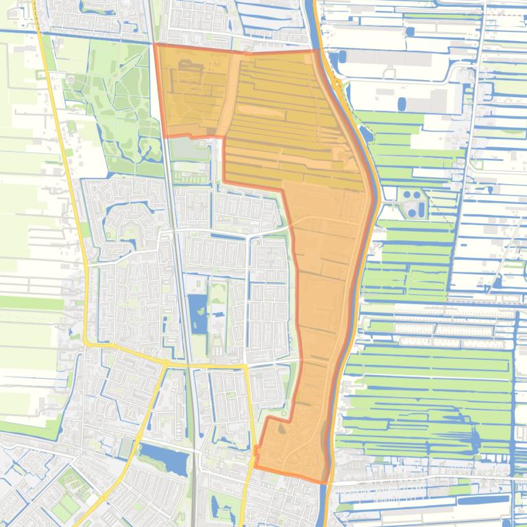 Kaart van de buurt Noordkade.