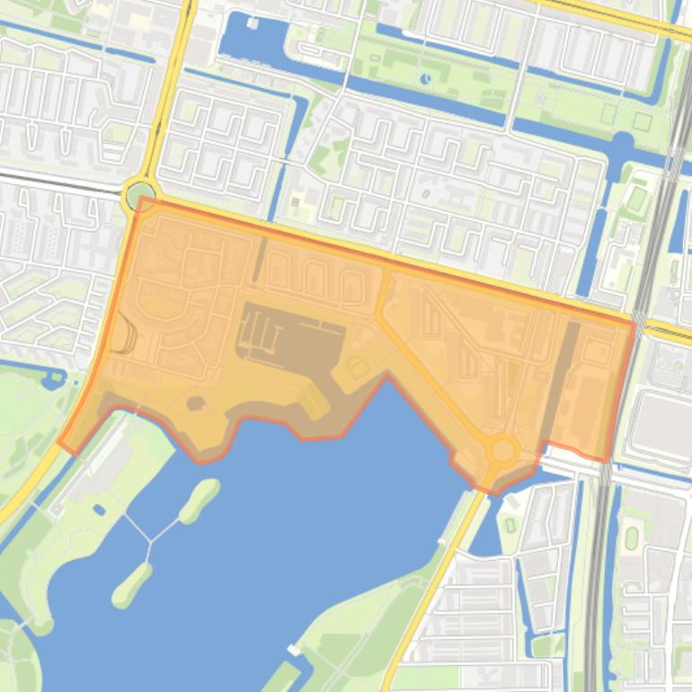 Kaart van de buurt Noordoever Sloterplas.