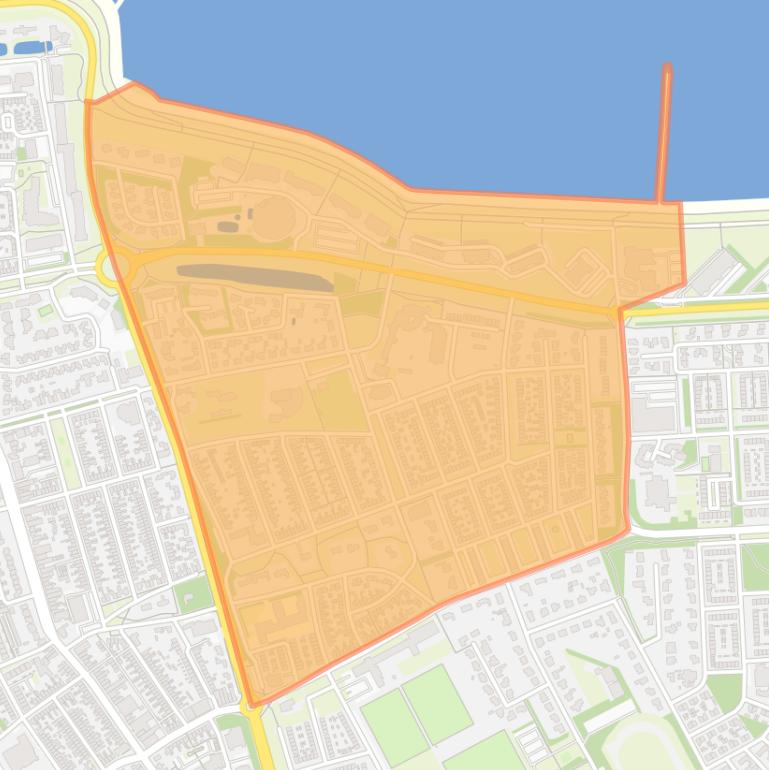 Kaart van de buurt Noordpolder.