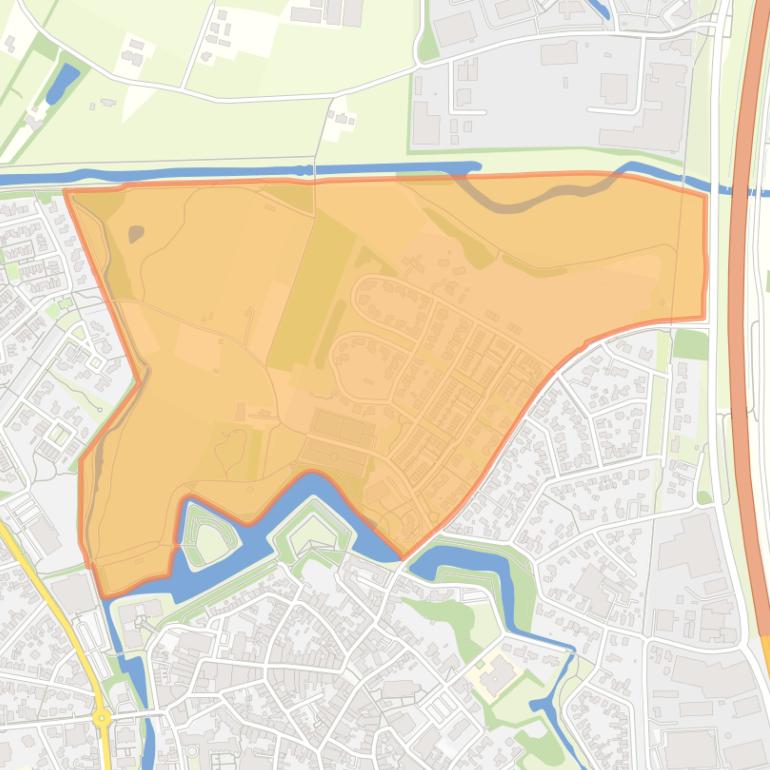 Kaart van de buurt Noordrand.