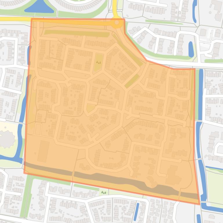 Kaart van de buurt Noordwijck.