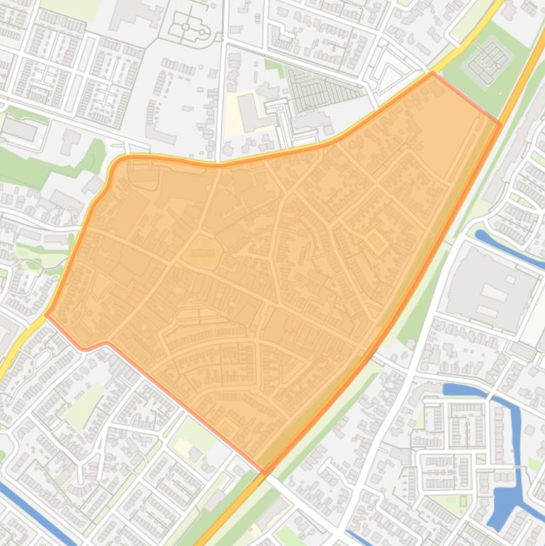 Kaart van de buurt Noordwijkerhout Centrum.