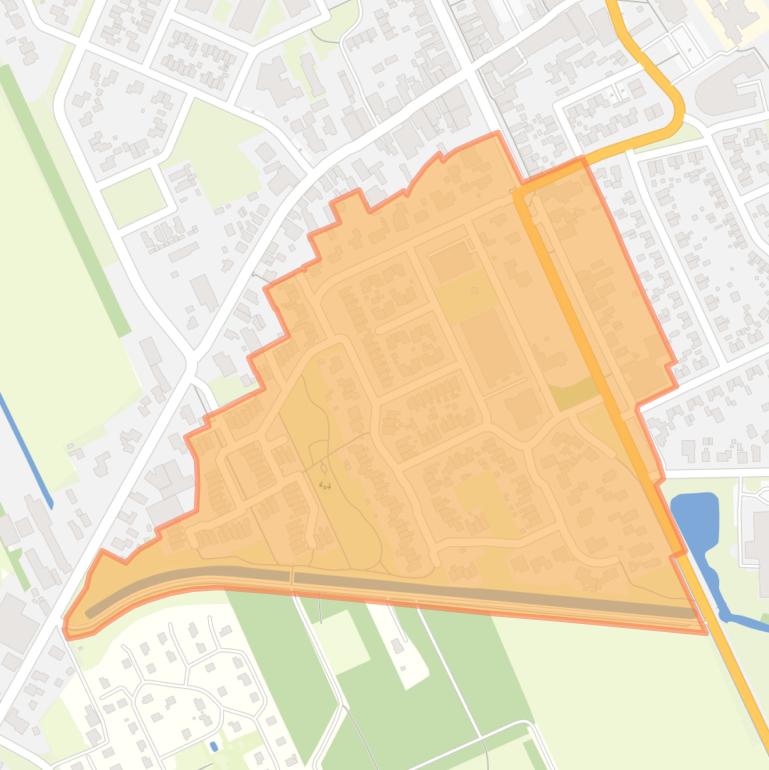 Kaart van de buurt Noordwolde-Haenepolle.