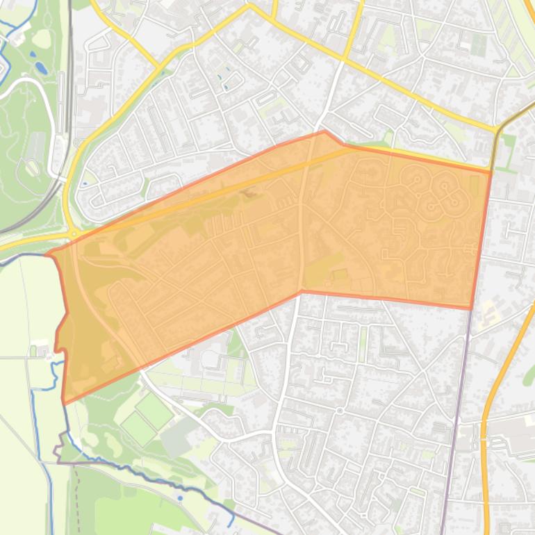 Kaart van de buurt Nulland.