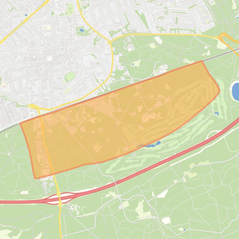 Kaart van de buurt Nunspeet-Zuid.