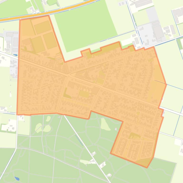 Kaart van de buurt Odiliapeel.