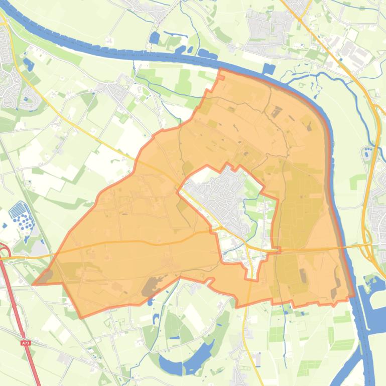 Kaart van de buurt Oeffelt buitengebied.
