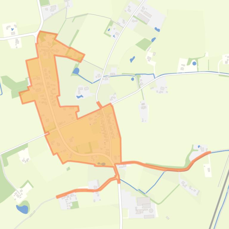 Kaart van de buurt Oeken Kern.