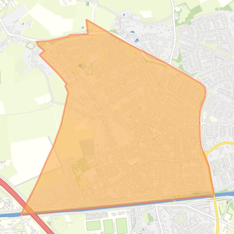 Kaart van de buurt Oirschot-Centrum.