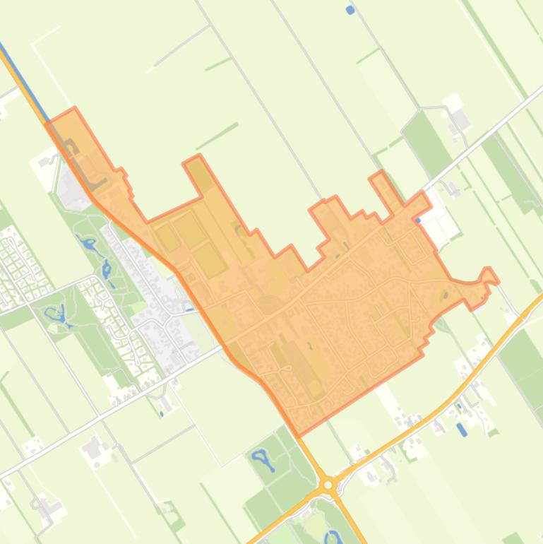 Kaart van de buurt Oldeberkoop-Oost.