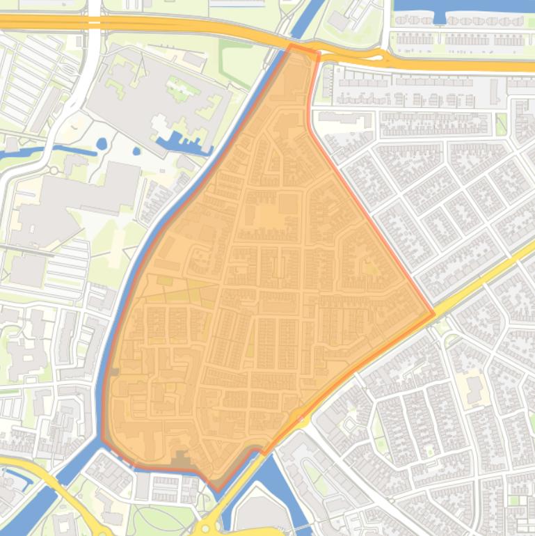 Kaart van de buurt Oldegalileën.