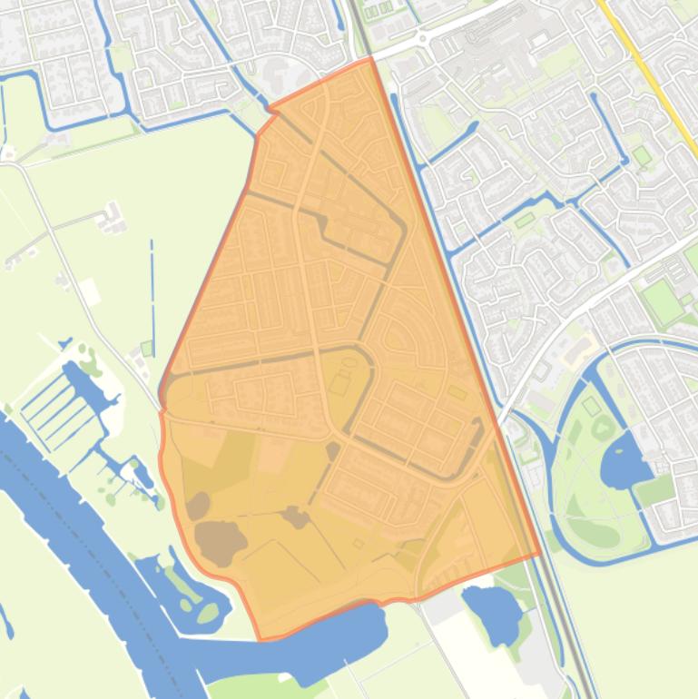 Kaart van de buurt Oldenelerbroek.