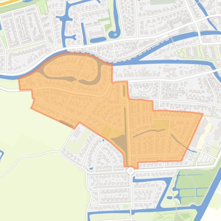 Kaart van de buurt Oling.