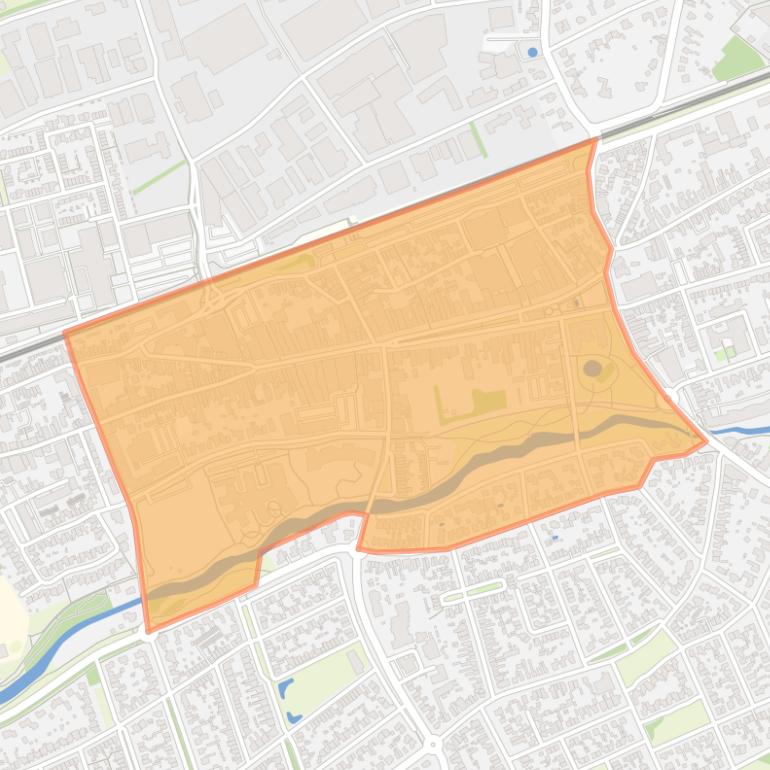 Kaart van de buurt Omgeving De Lind/Kerkstraat.