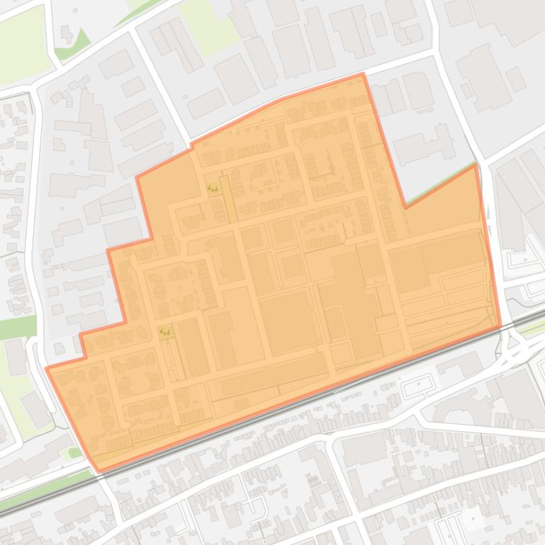 Kaart van de buurt Omgeving KVL.