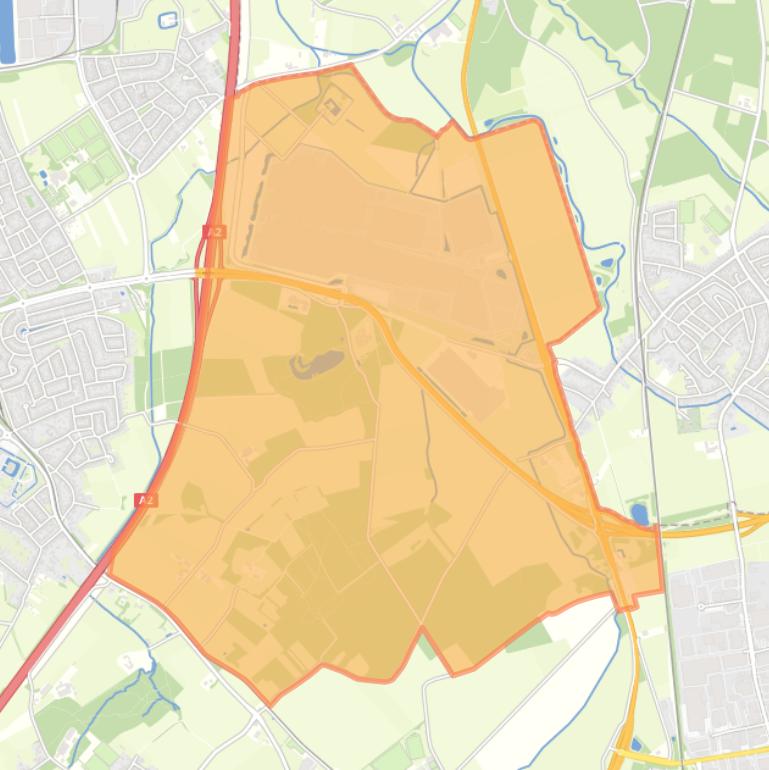 Kaart van de buurt Omgeving Limbrichterbos-Wolfrath.
