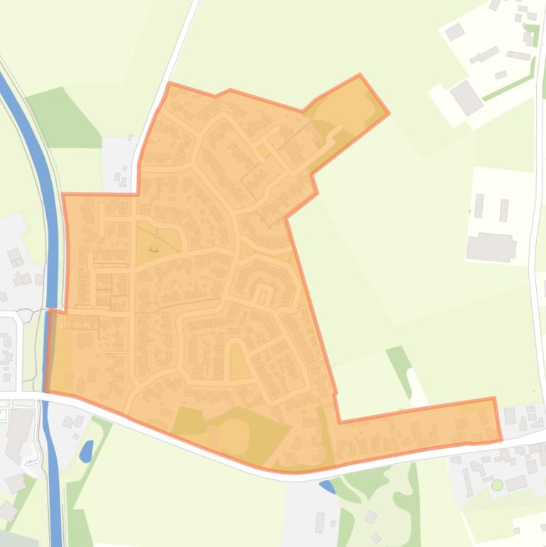 Kaart van de buurt Omgeving Oostelvoortjes.