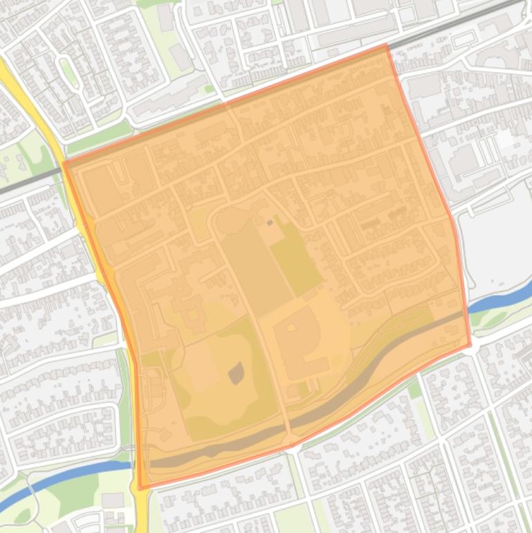 Kaart van de buurt Omgeving Petrus Kerk.