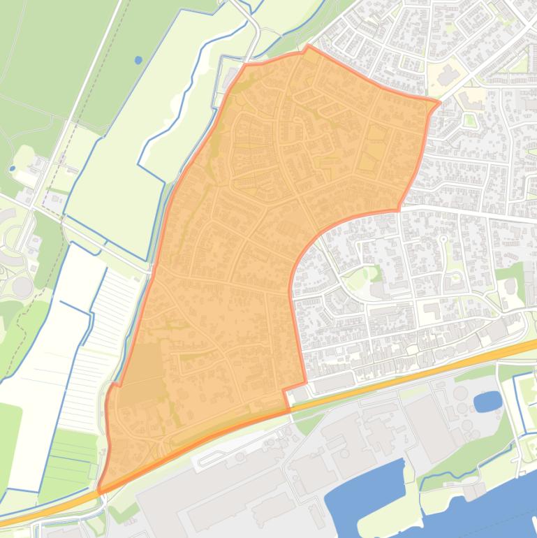 Kaart van de buurt Onder de Bomen.