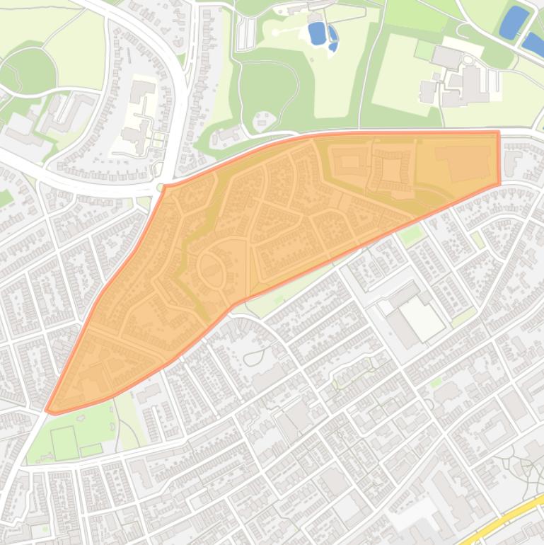 Kaart van de buurt Onder de Linden.