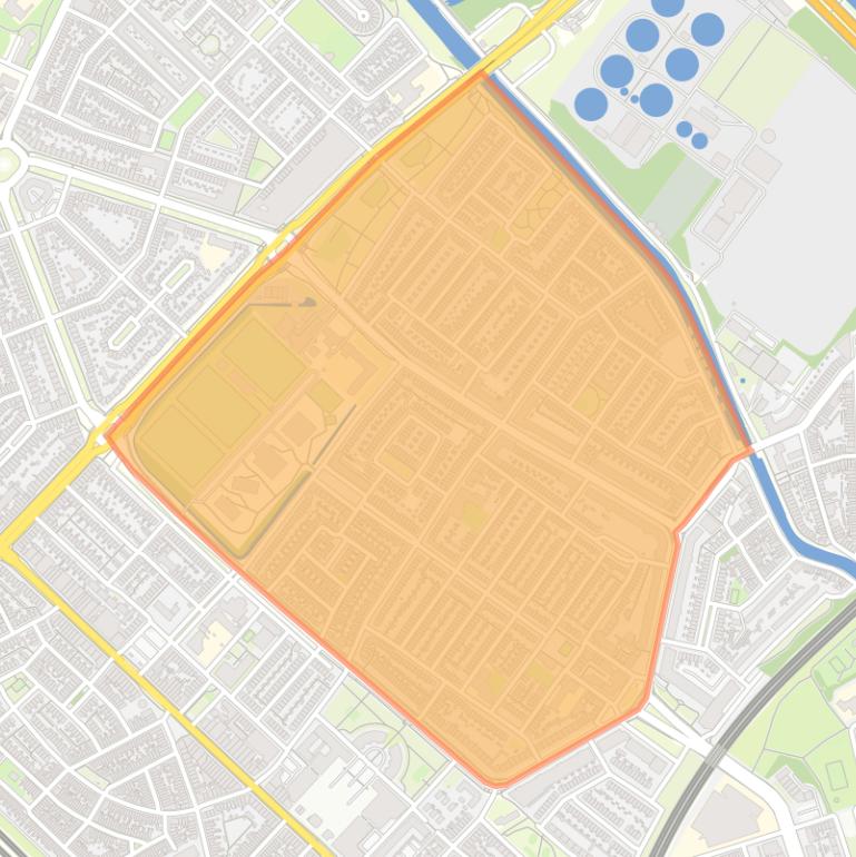 Kaart van de buurt Ondiep.