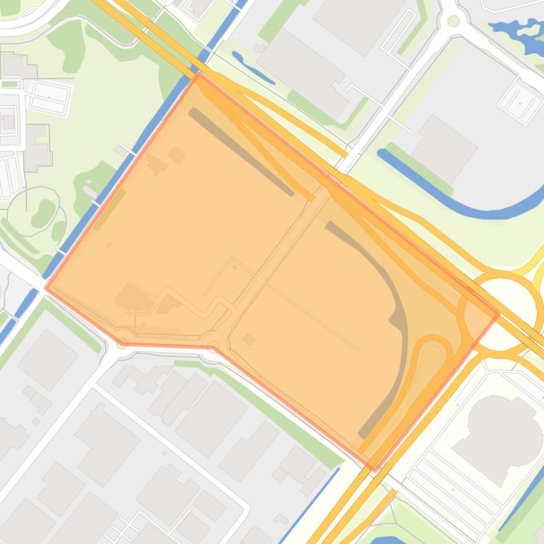 Kaart van de buurt Ontwikkelgebied.